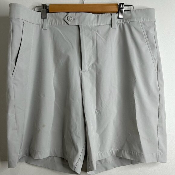 G/FORE Golf Shorts Mens 38 Gray Performance Stretch Lightweight Flat Front - Picture 1 of 13